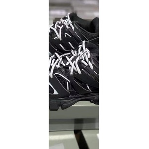 Black fashion Track casual shoes - <b>top</b> designer luxury brand men's shoes with breathable thick sole - women's <b>walking</b> shoes - Product Image 2