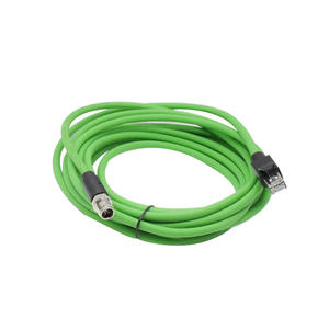 Водонепроницаемый кабель M12 разъем 8 pin X код IP67 industria штекер к RJ45 разъем кабеля питания - Product Image 1