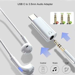 Adaptateur auxiliaire USB de type C vers <span class=keywords><strong>3</strong></span>.5mm Type-C <span class=keywords><strong>3</strong></span> <span class=keywords><strong>5</strong></span> <span class=keywords><strong>Jack</strong></span> Câble audio Convertisseur de câble pour écouteurs pour <span class=keywords><strong>iPhone</strong></span> 15 Samsung Galaxy S24 S23 - Product Image 1