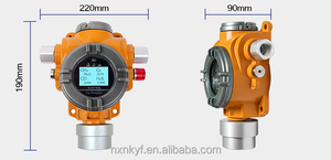 Nkyf Chất lượng cao ATEX <span class=keywords><strong>Explosion</strong></span> <span class=keywords><strong>Proof</strong></span> trực tuyến cố định đa <span class=keywords><strong>gas</strong></span> Leak Alarm <span class=keywords><strong>Monitor</strong></span> co O2 H2S CH4 Máy dò khí Máy phân tích khí - Product Image 6