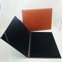 Carpeta de Cuero PU de Alta Calidad para Documentos A4, con Logotipo Personalizado, para Diplomas y Ceremonias de Graduación