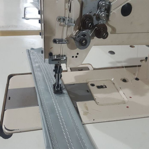 Machine à coudre à plat à double aiguille synchronisée Golden Wheel 4250 avec fonction de point inversé pour coudre des matériaux épais - Product Image 5