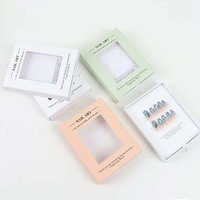 Easywell Logo personnalisé faux ongles ongles artificiels de haute qualité boîte de rangement en acrylique presse de luxe sur les ongles boîte d'emballage