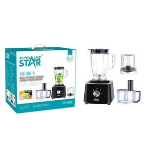 Procesador de Alimentos Multifuncional 10 en 1 Winning Star, para Mezclar, Amasar, Moler Carne, Exprimir Jugos - Product Image 1