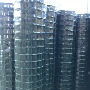 ตาข่ายลวดเชื่อมแบบสี่เหลี่ยม4x4รั้วตาข่ายลวดเชื่อมเคลือบพีวีซีสีเขียวขนาด8เกจ - Product Image 3