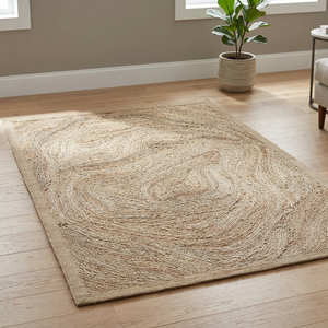 Handwoven <b>Natural</b> Jute Area <b>Rugs</b> Rustic Farmhouse Style Custom Size Available for Indoor & Outdoor Home Decoration Use - Product Image 3