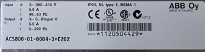Convertisseur de fréquence ACS8000100043E202 3x380-415V 6.5A PLC - Product Image 5