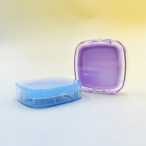 Base di copertura <span class=keywords><strong>trasparente</strong></span> personalizzabile due strati evidenziano fondotinta pressato compatto per cosmetici - Product Image 3