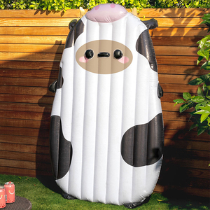 Tumbona de piscina inflable <span class=keywords><strong>Tayto</strong></span> Mootato con forma de Animal de PVC grueso, flotador duradero, colchón de aire y agua, balsa - Product Image 3