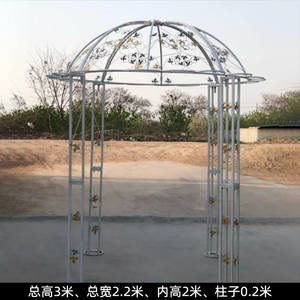 Gazebo de Boda de Hierro Metálico Personalizado, Estilo Europeo Romántico, para Eventos, Cabina de Fotos, Decoración Moderna para Exteriores - Product Image 2