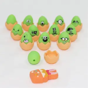 Atacado silicone beads focals adicionar impressão provérbios palavras imagens bonito shell egg for easter silicone focals