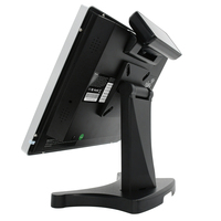 Terminal Punto de Venta Todo en Uno con Windows de 15 Pulgadas, WiFi, Pantalla Táctil para el Cliente con VFD de 2 Líneas Integrada, Caja Registradora para Supermercado