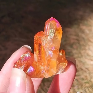 Wholesale High-quality Electroplated Orange <b>Crystal</b> <b>Clusters</b> Natural Healing Fashion Trend Collectible Art Home Decor - Product Image 5