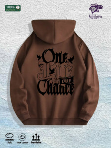 Sudadera con Capucha con Estampado <span class=keywords><strong>One</strong></span> Life <span class=keywords><strong>One</strong></span> <span class=keywords><strong>Chance</strong></span>, 100% Algodón, Almacén de EE. UU., 7 Colores - Product Image 4