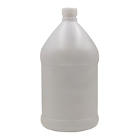 Bidon en plastique HDPE durable de 1 gallon avec couvercle résistant aux enfants de 38 mm, contenants de stockage pour lait, sans BPA, sans danger pour les aliments, pour la maison
