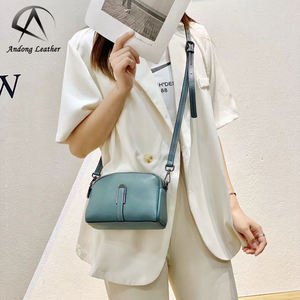 Andong Women Shoulder Bag Crossbody Bags Genuine Cow Leather Sling <b>Phone</b> Pocket <b>Purse</b> Ladies - Product Image 1