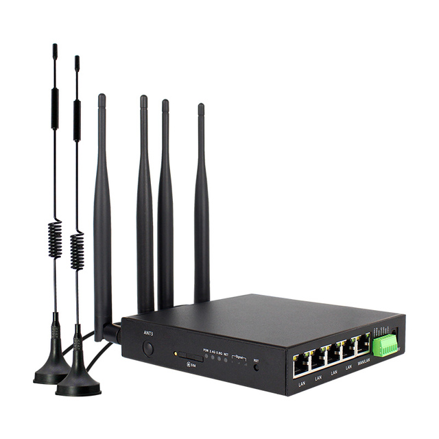 ST Dinrail Mount Mini Industrial 4G Cellular Router Modem China 1200Mbps Cat4 4G Cpe Industry 3G/4G Wifi Router With Sim Card