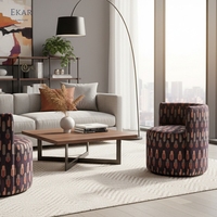 Fauteuil pivotant EKAR Seraphina, fauteuil moderne de luxe léger pour la maison, le bureau et le salon