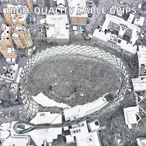 Vente en gros de pinces à câble en acier inoxydable de haute qualité, personnalisées, de la marque Jiujiu, pour la <span class=keywords><strong>fixation</strong></span> des câbles - Product Image 1