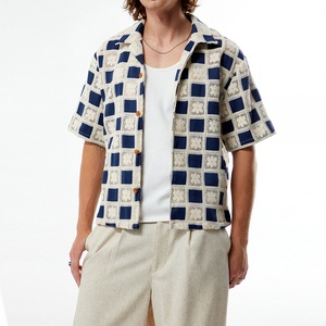 Produttore di <span class=keywords><strong>camicie</strong></span> a maniche corte <span class=keywords><strong>da</strong></span> <span class=keywords><strong>uomo</strong></span> di design personalizzato di alta qualità con bottone per <span class=keywords><strong>uomo</strong></span> - Product Image 2