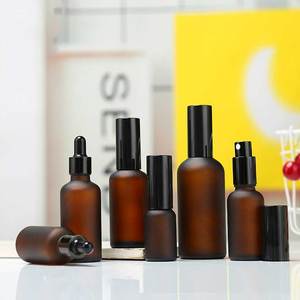 <span class=keywords><strong>5</strong></span> <span class=keywords><strong>10</strong></span> 15Ml 20Ml 30Ml 50Ml 100Ml Frosted Amber Phun Tinh Dầu Bơm Lại Amber Glass <span class=keywords><strong>Spray</strong></span> Chai Với Đen Phun Cap - Product Image 3