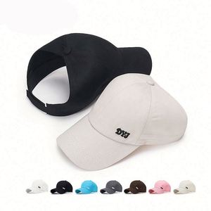Casquette de baseball sportive pour femme, personnalisable, brodée, 6 panneaux, avec trou, vente en gros BSCI, prix abordable - Product Image 2