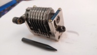 Machine à numéroter à 7 chiffres, style inversé gothique, sans symbole