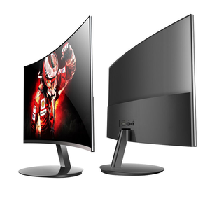 จอภาพโค้งสีดำขนาด24นิ้วจอภาพคอมพิวเตอร์สำหรับเล่นเกม Tft สำหรับอินเทอร์เน็ตคาเฟ่อัตราการรีเฟรช2 Ms - Product Image 2