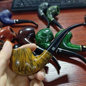 XIAOXIONG usine directe pomme série tabac tuyaux expédition rapide à la main <span class=keywords><strong>Bruyer</strong></span> fumer tuyau 14 couleurs Portable bruyère fumer - Product Image 3