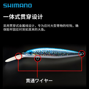 Shimano Xw-X12t Sinking Minnow 12Cm 30G pour la pêche au thon en mer - Product Image 3