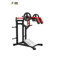Équipement de musculation SK Fitness Gym: presse pour bras et épaules, squat profond hacker et entraîneur à double fonction pour rehausser les épaules