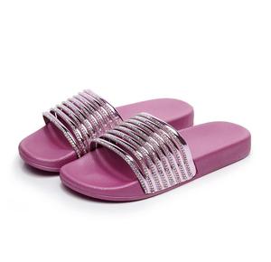 Nuovo Design moda <span class=keywords><strong>sandali</strong></span> estivi piatti <span class=keywords><strong>argento</strong></span> scarpe da donna strass - Product Image 3