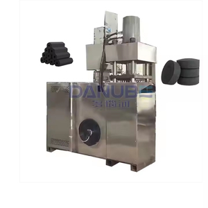 Petite machine hydraulique de fabrication de briquettes de charbon de bois, machine automatique à briquettes de charbon de bois haute performance, nouvelle machine à briquettes de charbon de bois - Product Image 1