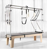 SVD-C10 Table de Pilates Trapeze, Appareil d'entraînement Reformer, Machine de Pilates Cadillac en bois d'érable
