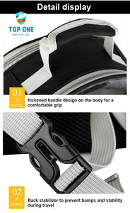 Top One Custom Logo Airline Aprobado para Cat Carrying Bag Comfort Air Mesh Fabric Mochila portátil para mascotas para entretenimiento deportivo - Product Image 3