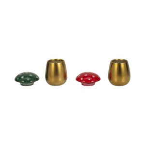 Candele Profumate Decorative a Forma di Fungo, Piccole Votive con Coperchio, Stile Fantasioso per Interni ed Esterni - Product Image 3