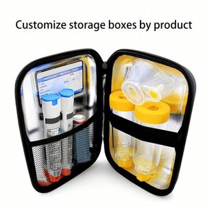 Estuche de Viaje Aislado de 8 Pulgadas para Inhalador de Asma, Bolsa de Transporte de EVA Compatible con Máscaras Espaciadoras para Inhaladores (Solo el Estuche) - Product Image 3