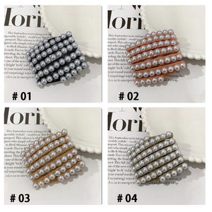 لؤلؤ محمول للسفر قابل للطي صغير للصيف طوق شعر صغير غير قابل للسحب مانع الانزلاق جذاب أنيق ديديماماس مزاجه - Product Image 5