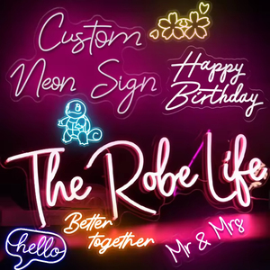Fast Delivery No Moq Acrylic Neon Sign Design Logo Custom <b>Led</b> Light Neon Sign for Room Birthday Wedding Party Decoration - Product Image 1