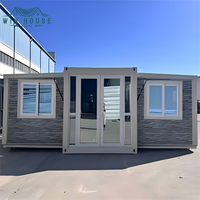 Maison de jardin modulaire préfabriquée, hôtels, complexes hôteliers, conteneurs, maison pliable extensible en conteneur pour maison de luxe extérieure de 40 pieds