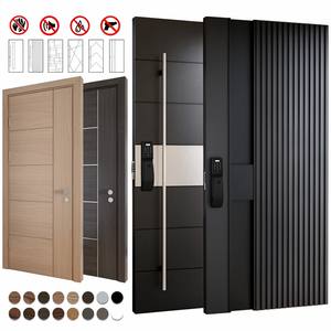 Portes pivotantes extérieures en aluminium moulé selon les normes britanniques, portes d'entrée de luxe pour villa, porte en métal pour entrée de maison, porte principale de sécurité - Product Image 3