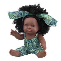 Boneka Bayi Karet Kuning Ramah Lingkungan 30cm Unisex, Boneka Fashion PVC & Plastik yang Cantik, Desain Gadis Lembut & Indah