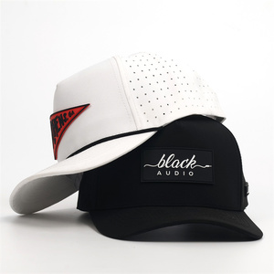 Gorra de 5 Paneles con Parche de Goma y Cuerda, <span class=keywords><strong>Precio</strong></span> al por Mayor - Product Image 2