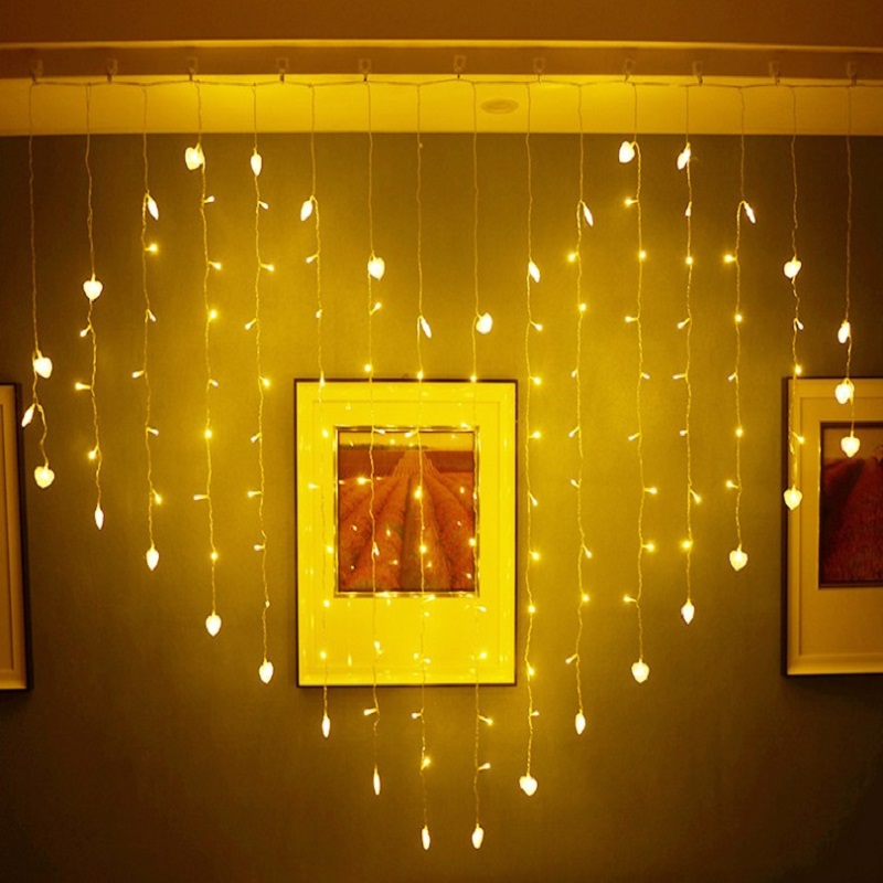 3m x 3m、400 leds LEDカーテンライト/デコレーション