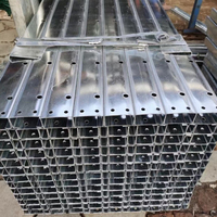 Viga de Acero en Forma de C Prime Baowu para Bandeja de Cables y Drenaje Tipo U de Hormigón con Soldadura de Acero Galvanizado