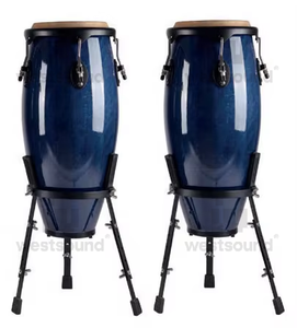 Vente en gros/OEM/prix d'usine Latin <span class=keywords><strong>Percussion</strong></span> LP City Wood <span class=keywords><strong>Congas</strong></span> 10 "& 11" Set and Stand - Vintage Sunburst - Product Image 4