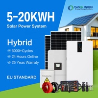 Système d'énergie solaire complet hors réseau avec onduleur hybride MPPT pour la maison, alimentation à onde sinusoïdale pure