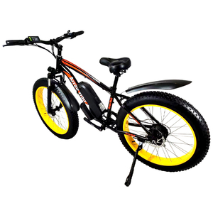 Vélo de montagne électrique sans balais avec moteur de moyeu arrière 48V 10Ah, batterie au lithium, 500W, double suspension, pneus larges 26*4 pouces, corps en aluminium - Product Image 6