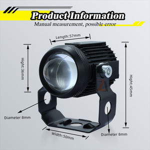 오토바이 지프 4X4 <span class=keywords><strong>Led</strong></span> 범퍼 라이트 범용 디퓨저 24V Zdu01 12000Lm 로우 빔 노란색 <span class=keywords><strong>Led</strong></span> 레이저 프로젝터 렌즈 - Product Image 6