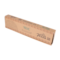 Boîtes en carton ondulé rigides pliables personnalisées, gaufrées, de qualité alimentaire, pour e-commerce, en carton recyclé, avec fermeture éclair et bande de déchirement pour pizza